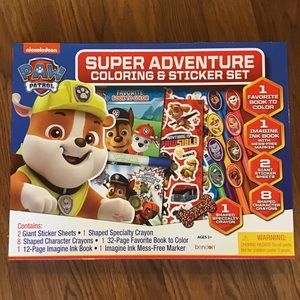 Paw Patrol Super Adventure Coloring & Sticker Set